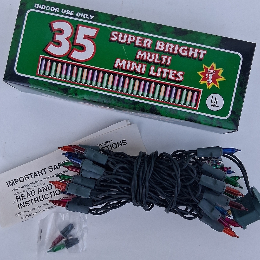 Super Bright Multi Mini Lites - 35 Count - Picture 15 of 16